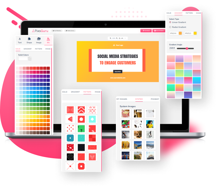 Customizable background options